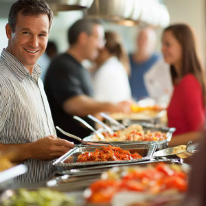 Garanta o primeiro lugar da fila do Buffet.