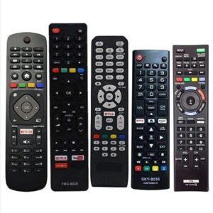 ⁠Conjunto de controle remoto para não ter briga.